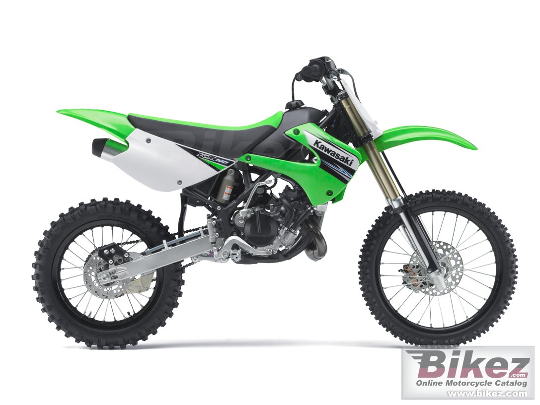 Big Kawasaki kx 100 picture and wallpaper from Bikez.com